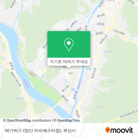 메가박스 (양산 라피에스타점) 지도
