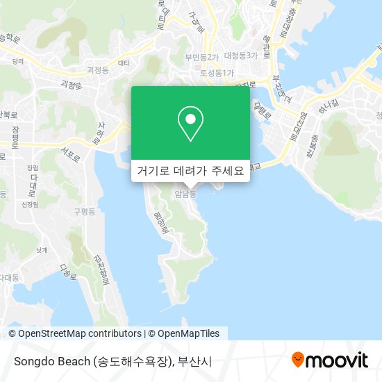 Songdo Beach (송도해수욕장) 지도