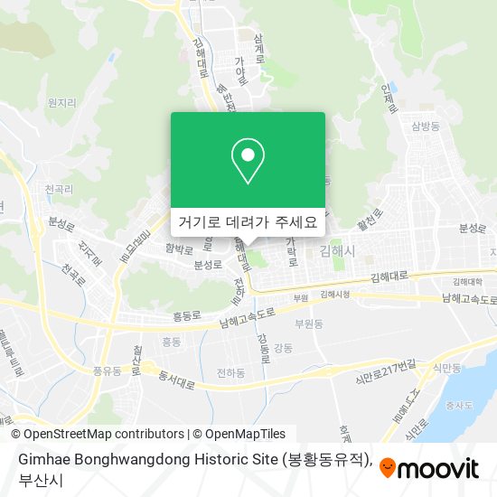 Gimhae Bonghwangdong Historic Site (봉황동유적) 지도