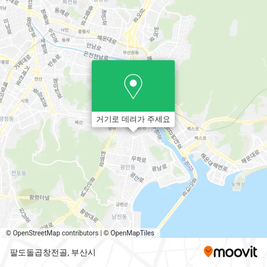 팔도돌곱창전골 지도