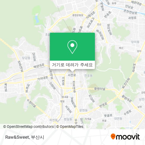 Raw&Sweet 지도
