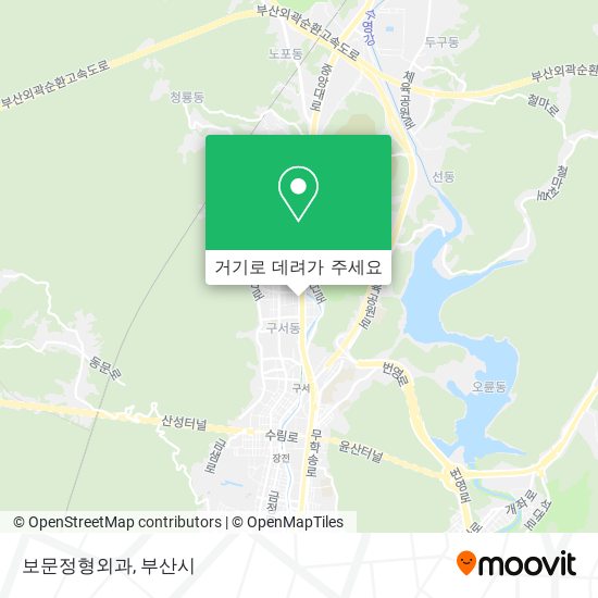 보문정형외과 지도