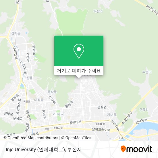 Inje University (인제대학교) 지도