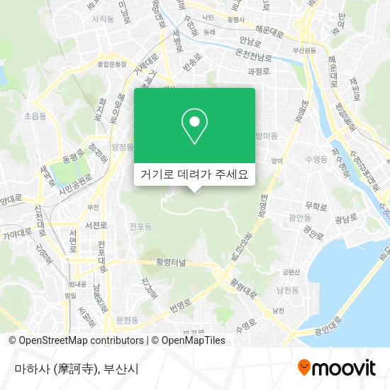 마하사 (摩訶寺) 지도