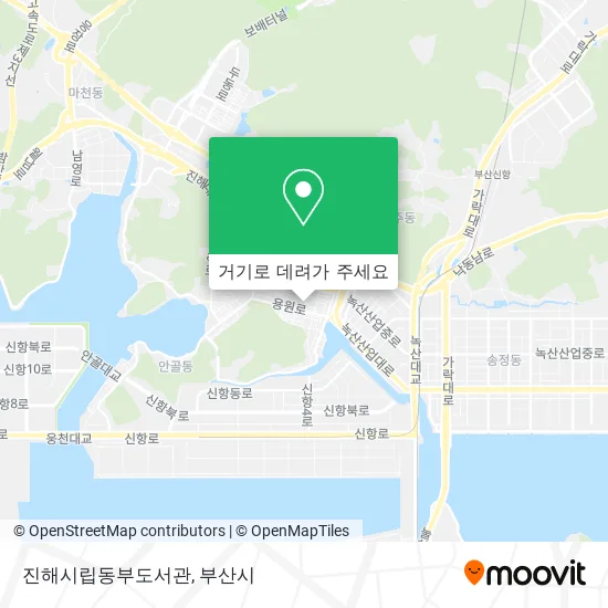 진해시립동부도서관 지도