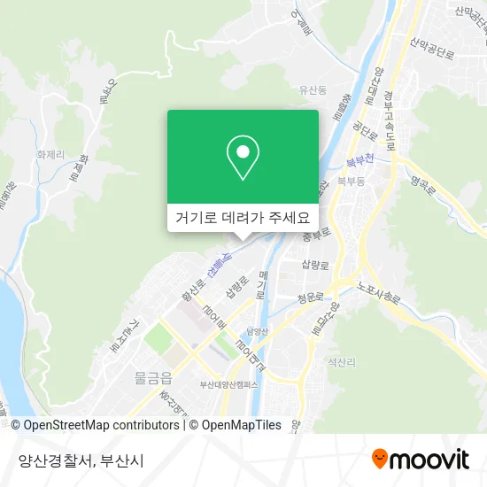 양산경찰서 지도