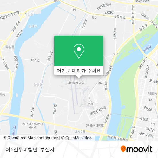 제5전투비행단 지도