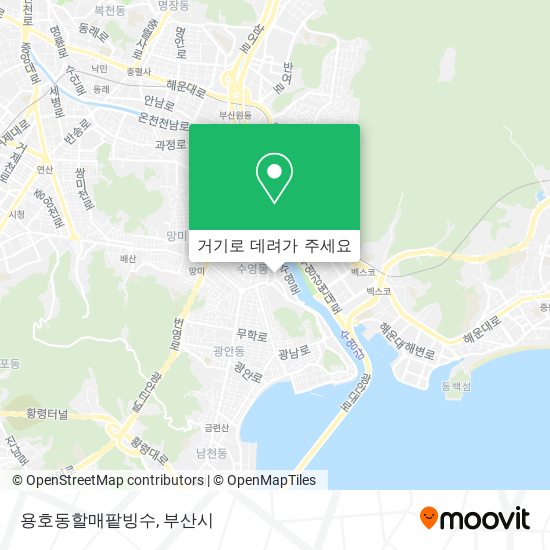 용호동할매팥빙수 지도