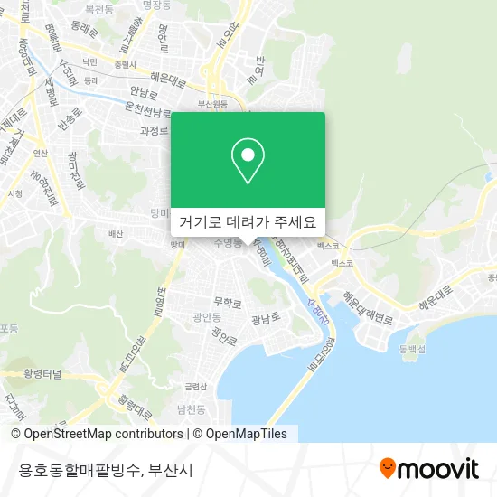 용호동할매팥빙수 지도