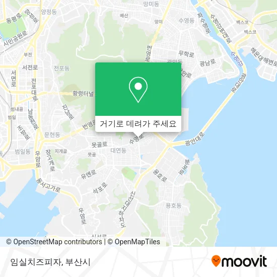 임실치즈피자 지도