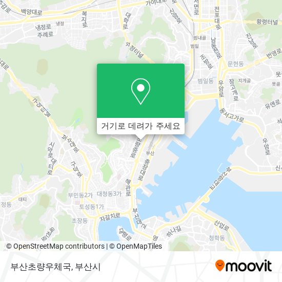 부산초량우체국 지도
