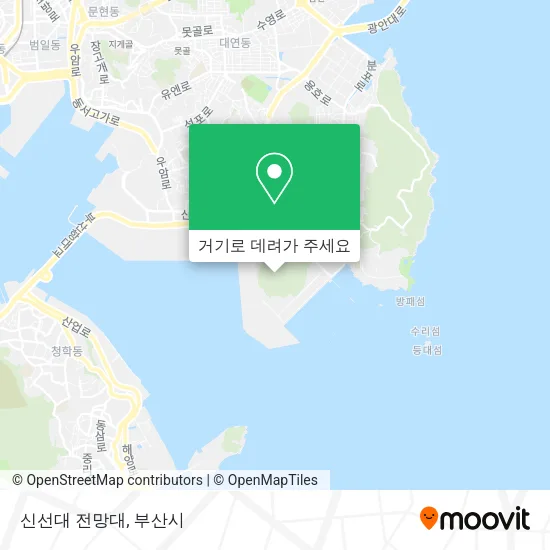 신선대 전망대 지도