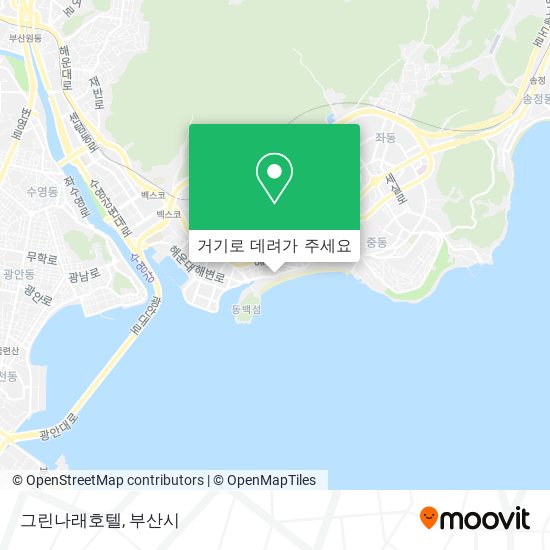 그린나래호텔 지도
