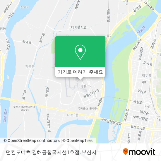 던킨도너츠 김해공항국제선1호점 지도