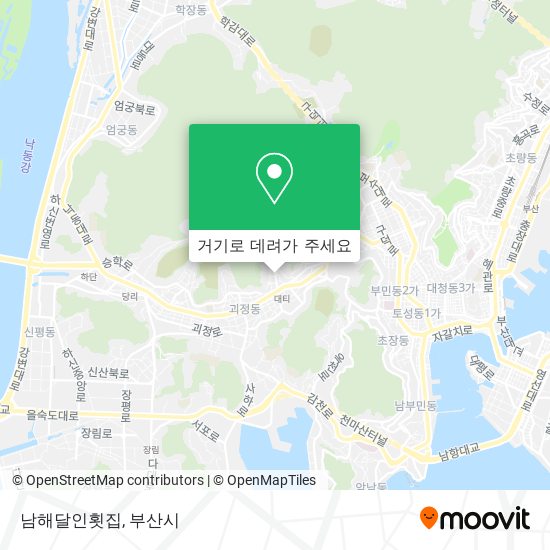 남해달인횟집 지도