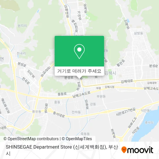 SHINSEGAE Department Store (신세계백화점) 지도