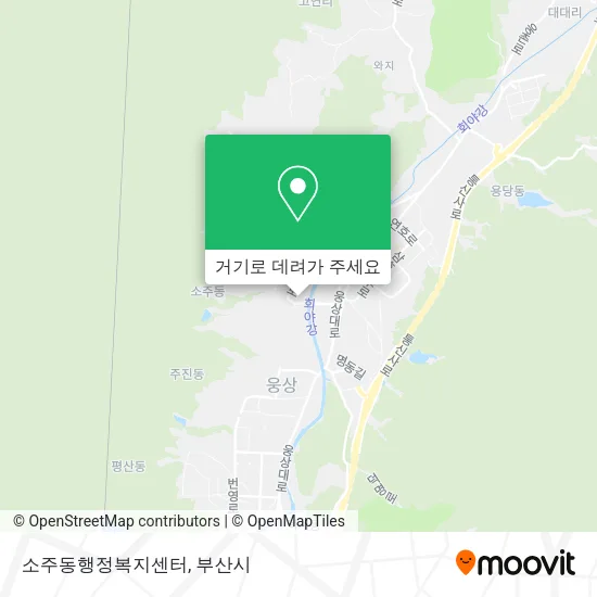소주동행정복지센터 지도