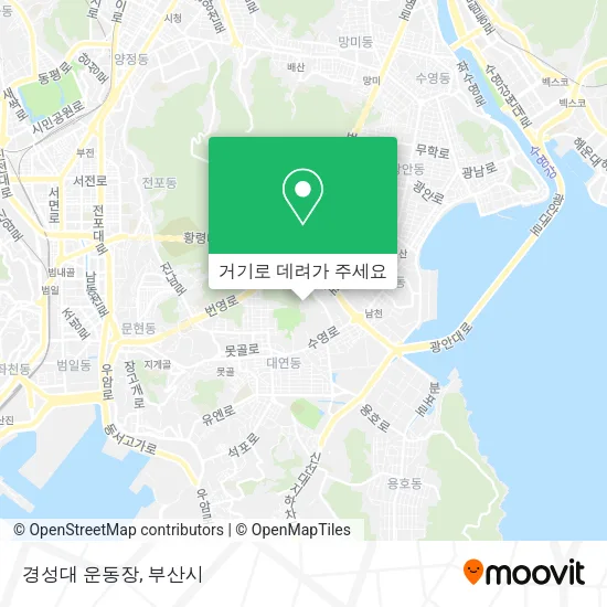 경성대 운동장 지도