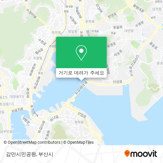 감만시민공원 지도