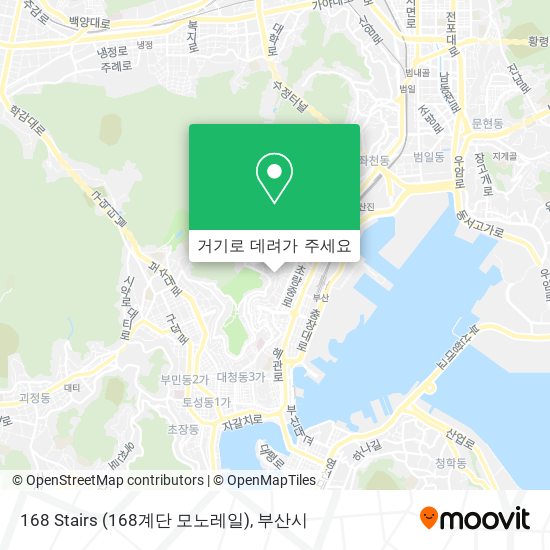 168 Stairs (168계단 모노레일) 지도