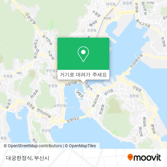 대궁한정식 지도
