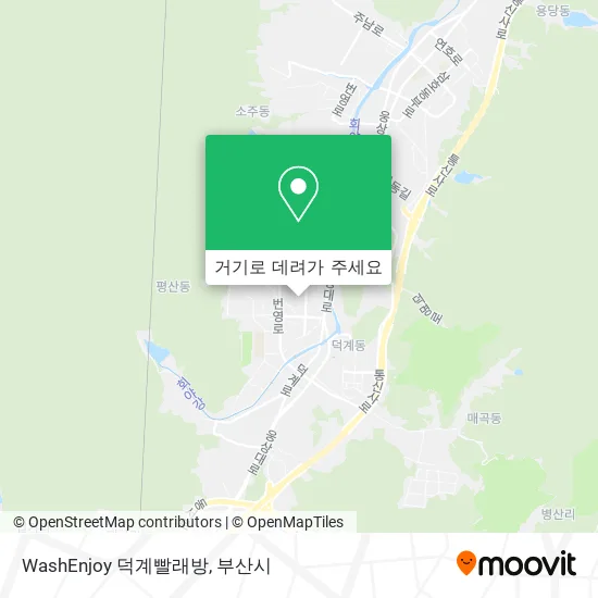 WashEnjoy 덕계빨래방 지도