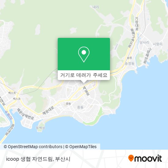icoop 생협 자연드림 지도