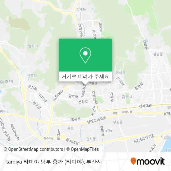 tamiya 타미야 남부 총판 지도
