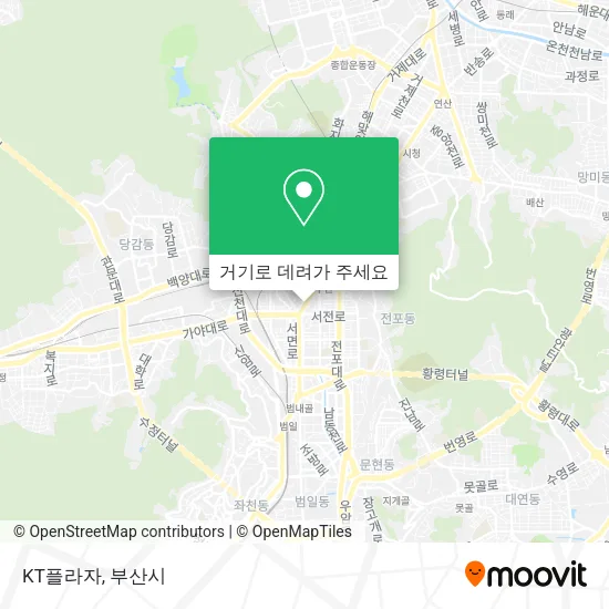 KT플라자 지도