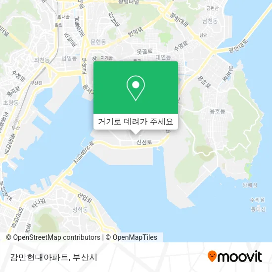 감만현대아파트 지도