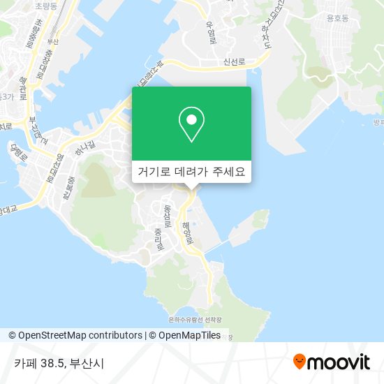 카페 38.5 지도