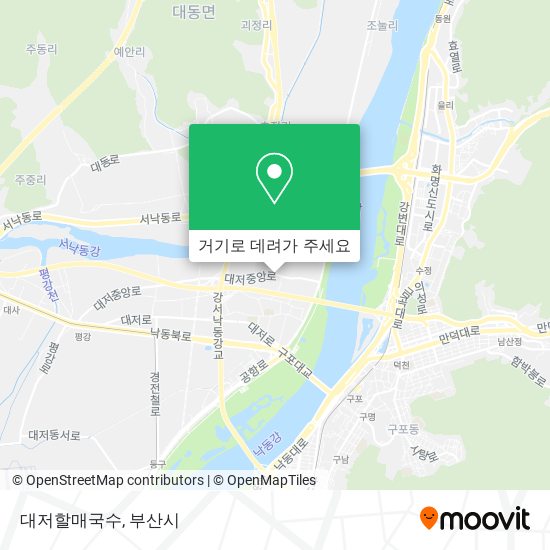 대저할매국수 지도