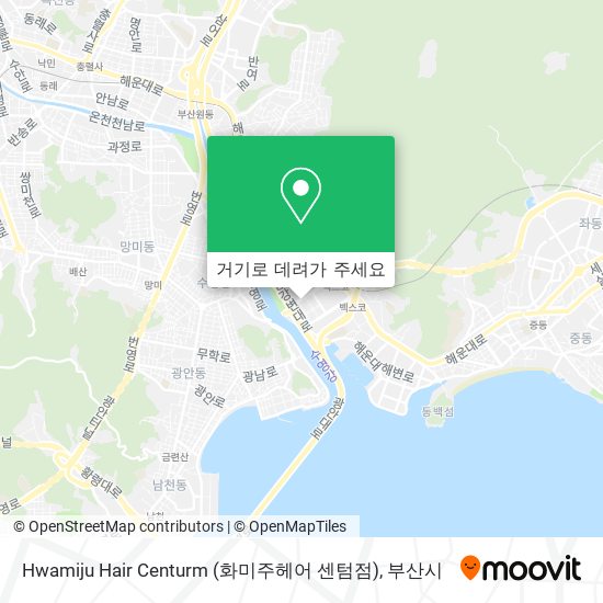 Hwamiju Hair Centurm (화미주헤어 센텀점) 지도