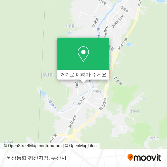 웅상농협 평산지점 지도