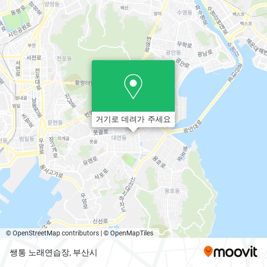 쌩통 노래연습장 지도