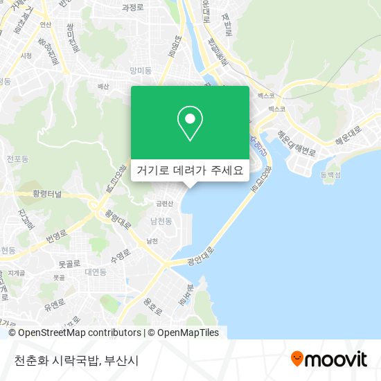 천춘화 시락국밥 지도