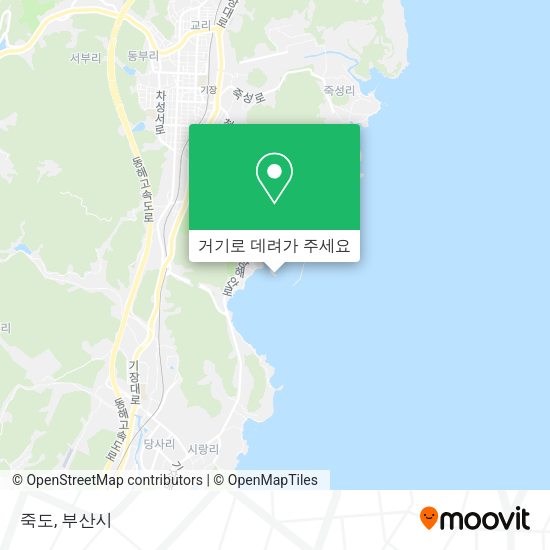 죽도 지도