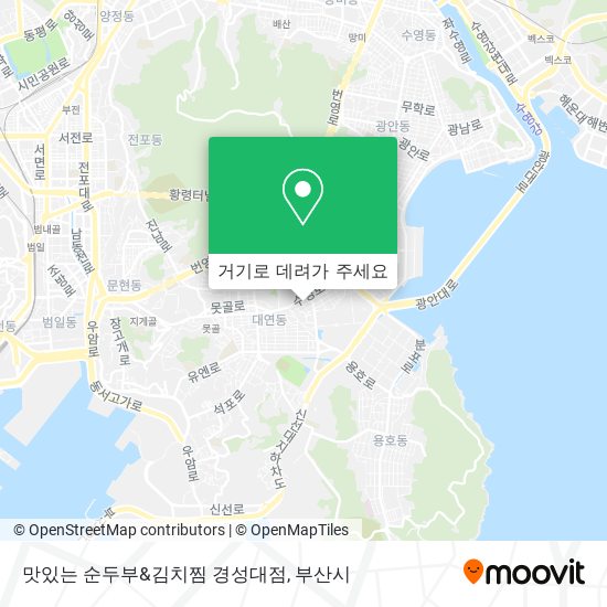 맛있는 순두부&김치찜 경성대점 지도