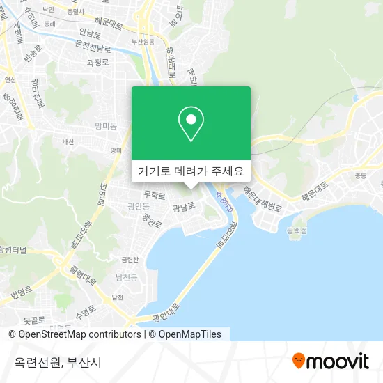 옥련선원 지도