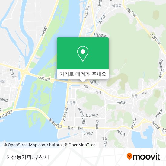 하삼동커피 지도