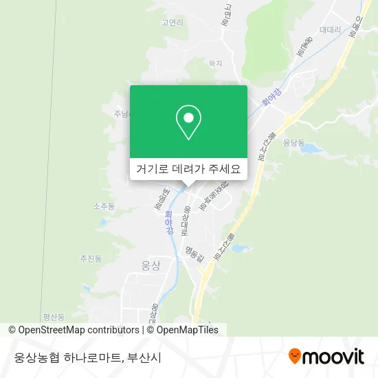 웅상농협 하나로마트 지도