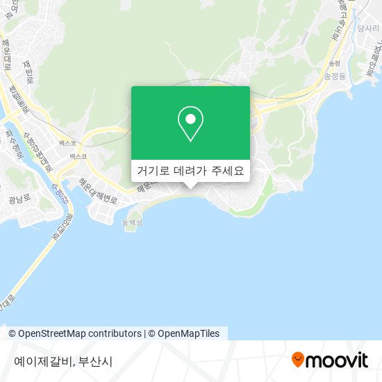 예이제갈비 지도