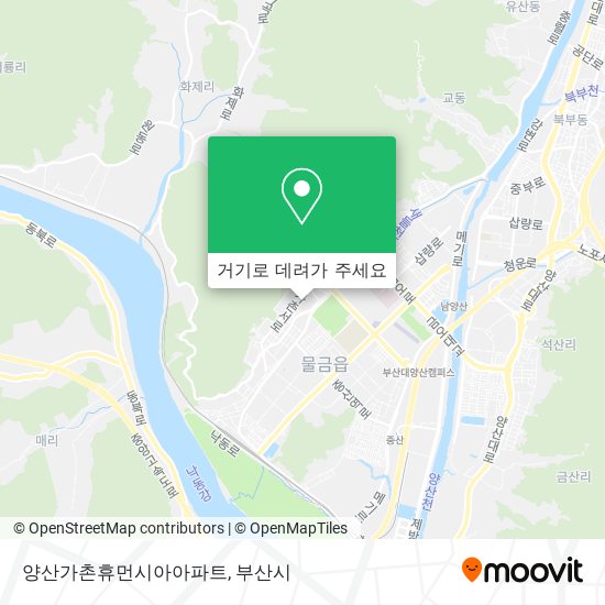 양산가촌휴먼시아아파트 지도