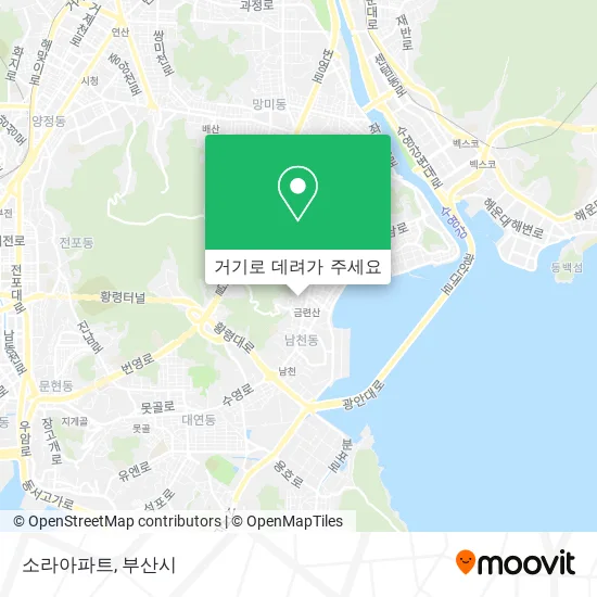 소라아파트 지도