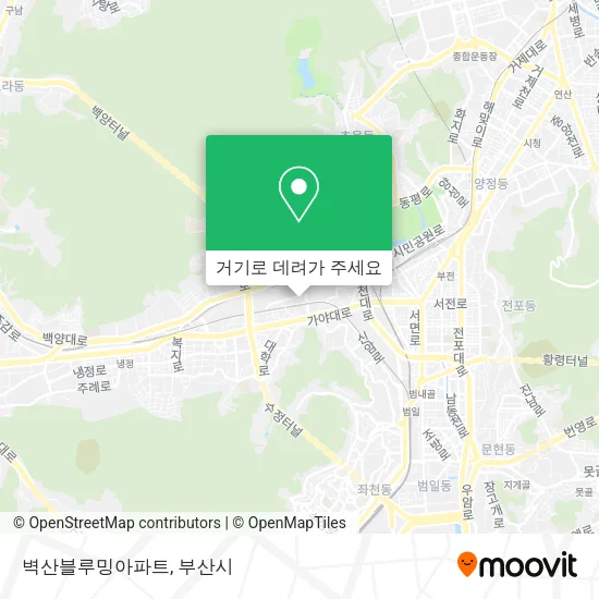 벽산블루밍아파트 지도
