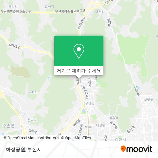 화정공원 지도