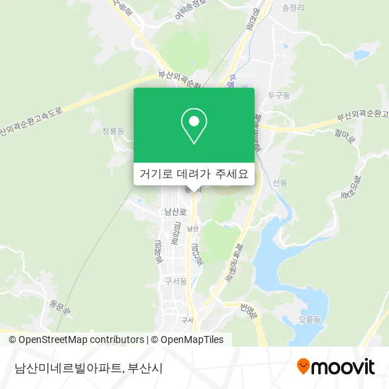 남산미네르빌아파트 지도
