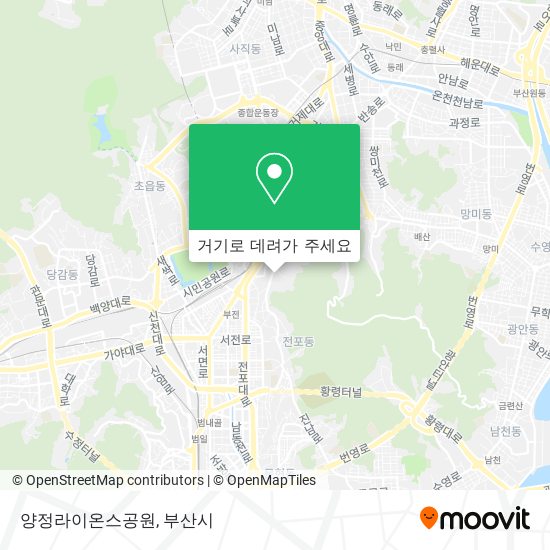 양정라이온스공원 지도