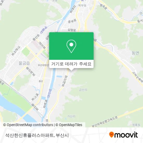 석산한신휴플러스아파트 지도