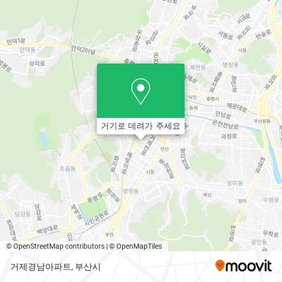 거제경남아파트 지도